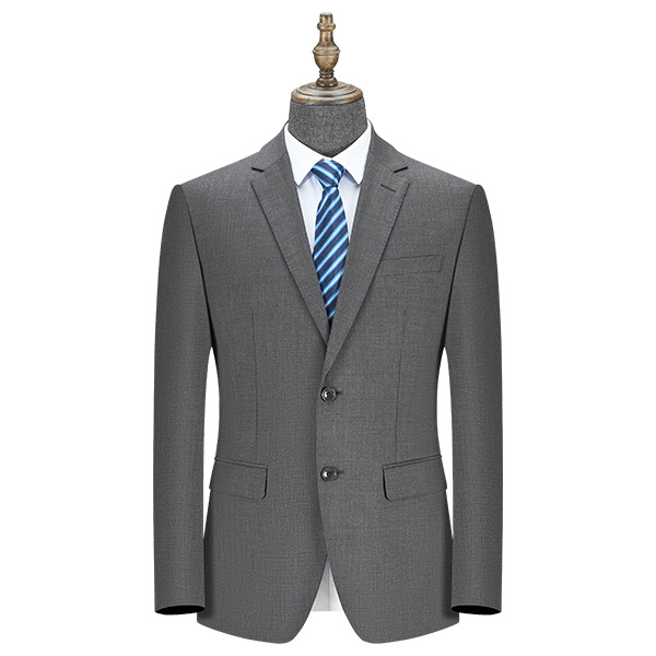 MY7013 TWO BUTTON FLAT LAPEL COLLAR WITH A CENTER SPLIT AT THE BACK