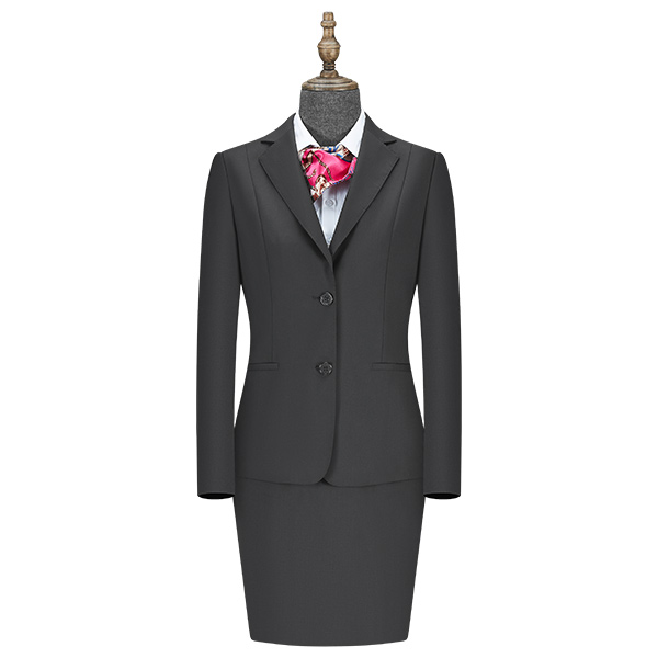 WY7011 TWO BUTTON FLAT LAPEL COLLAR WITH A CENTER SPLIT AT THE BACK