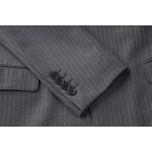 5007 Gray Vertical Stripes